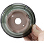 Pot à bonsaï rond vert par Koishiwara - 118 x 118 x 78 mm