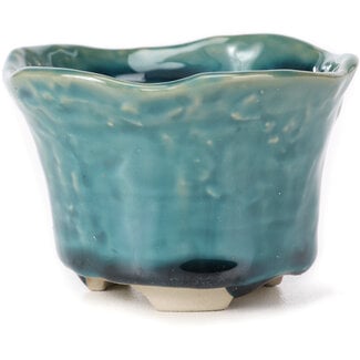  Other Japanese bonsai pot makers Vaso blu rotondo da 80 mm dal Giappone