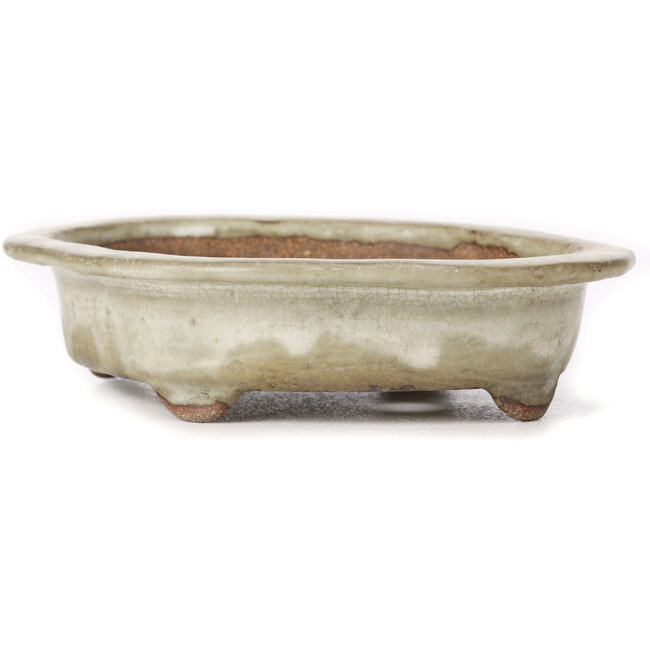 Mokkobeige Bonsaischale - 155 x 120 x 35 mm