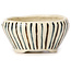 Pot à bonsaï rond multicolore blanc par Bonsai - 75 x 75 x 40 mm