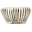 Pot à bonsaï rond multicolore blanc par Bonsai - 75 x 75 x 40 mm