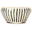 Pot à bonsaï rond multicolore blanc par Bonsai - 75 x 75 x 40 mm