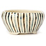 Pot à bonsaï rond multicolore blanc par Bonsai - 75 x 75 x 40 mm