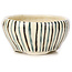 Vaso bonsai tondo bianco multicolore by Bonsai - 75 x 75 x 40 mm