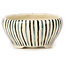 Pot à bonsaï rond multicolore blanc par Bonsai - 75 x 75 x 40 mm