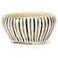 Pot à bonsaï rond multicolore blanc par Bonsai - 75 x 75 x 40 mm