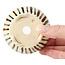 Pot à bonsaï rond blanc multicolore par Bonsai - 80 x 80 x 40 mm