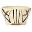 Pot à bonsaï rond multicolore blanc par Bonsai - 80 x 80 x 45 mm