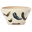 Pot à bonsaï rond blanc multicolore par Bonsai - 85 x 85 x 45 mm