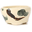 Pot à bonsaï rond multicolore blanc par Bonsai - 70 x 70 x 40 mm