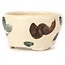 Pot à bonsaï rond multicolore blanc par Bonsai - 70 x 70 x 40 mm
