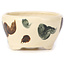 Pot à bonsaï rond multicolore blanc par Bonsai - 70 x 70 x 40 mm