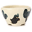 Vaso bonsai tondo bianco multicolore by Bonsai - 70 x 70 x 45 mm