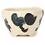 Pot à bonsaï rond multicolore blanc par Bonsai - 70 x 70 x 45 mm