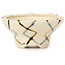 Pot à bonsaï rond blanc multicolore par Bonsai - 75 x 75 x 35 mm