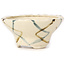 Pot à bonsaï rond blanc multicolore par Bonsai - 75 x 75 x 35 mm
