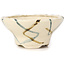 Pot à bonsaï rond blanc multicolore par Bonsai - 75 x 75 x 35 mm