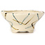 Pot à bonsaï rond blanc multicolore par Bonsai - 75 x 75 x 35 mm