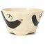 Vaso bonsai tondo bianco multicolore by Bonsai - 75 x 75 x 45 mm