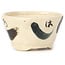 Round white multicolor bonsai pot by Bonsai - 75 x 75 x 45 mm