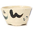 Pot à bonsaï rond multicolore blanc par Bonsai - 75 x 75 x 45 mm