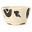 Pot à bonsaï rond multicolore blanc par Bonsai - 75 x 75 x 45 mm