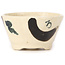 Pot à bonsaï rond multicolore blanc par Bonsai - 75 x 75 x 45 mm