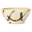 Pot à bonsaï rond blanc multicolore par Bonsai - 80 x 80 x 40 mm