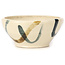 Pot à bonsaï rond blanc multicolore par Bonsai - 80 x 80 x 40 mm
