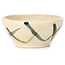 Pot à bonsaï rond blanc multicolore par Bonsai - 80 x 80 x 40 mm