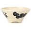 Pot à bonsaï rond blanc multicolore par Bonsai - 80 x 80 x 40 mm