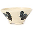 Ronde witte multicolor bonsai pot van Bonsai - 80 x 80 x 40 mm