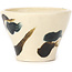 Pot à bonsaï rond multicolore blanc par Bonsai - 75 x 75 x 55 mm