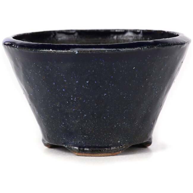 Pot à bonsaï rond bleu par Bonsai - 75 x 75 x 50 mm