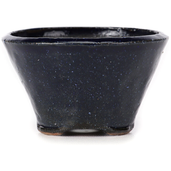 Maceta de bonsái redonda azul de Bonsai - 75 x 75 x 50 mm