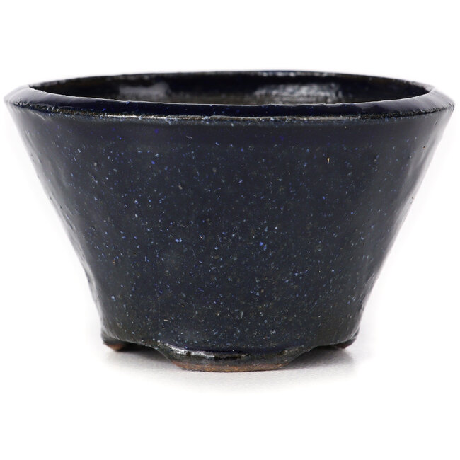 Pot à bonsaï rond bleu par Bonsai - 75 x 75 x 50 mm
