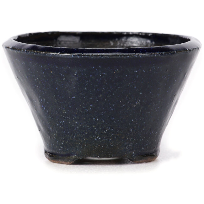 Round blue bonsai pot by Bonsai - 75 x 75 x 50 mm
