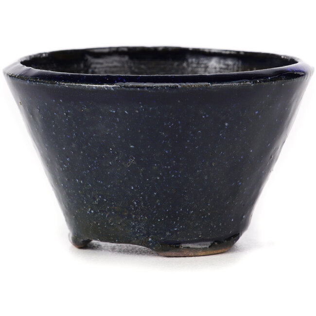 Vaso bonsai rotondo blu di Bonsai - 75 x 75 x 50 mm