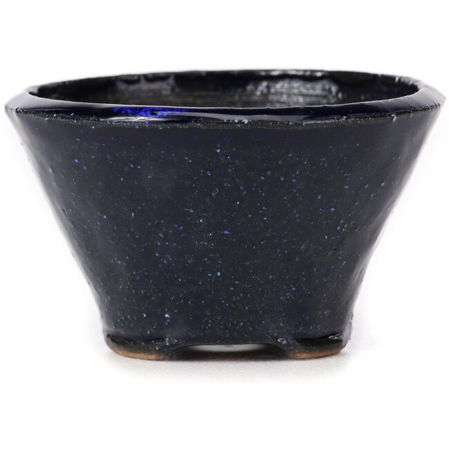 Pot à bonsaï rond bleu par Bonsai - 75 x 75 x 50 mm