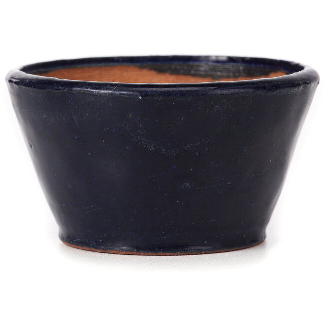Pot à bonsaï rond bleu par Bonsai - 80 x 80 x 45 mm