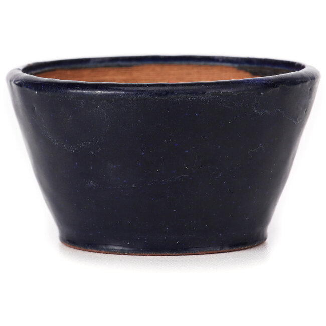 Pot à bonsaï rond bleu par Bonsai - 80 x 80 x 45 mm
