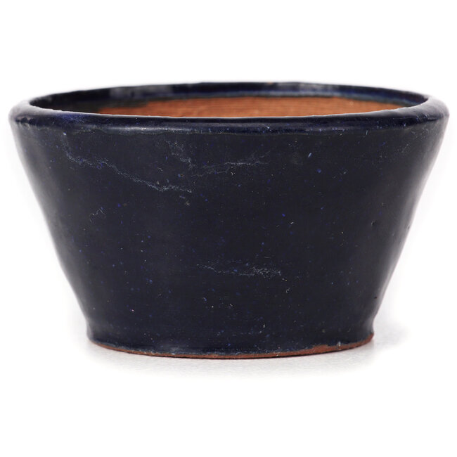 Pot à bonsaï rond bleu par Bonsai - 80 x 80 x 45 mm