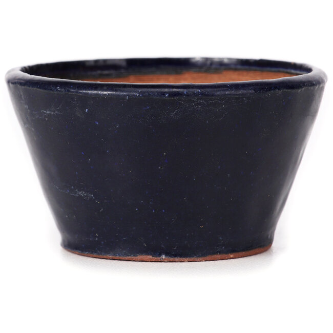 Round blue bonsai pot by Bonsai - 80 x 80 x 45 mm