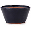 Pot à bonsaï rond bleu par Bonsai - 80 x 80 x 45 mm