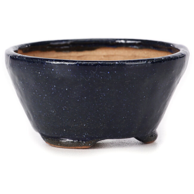 Round blue bonsai pot by Bonsai - 75 x 75 x 40 mm