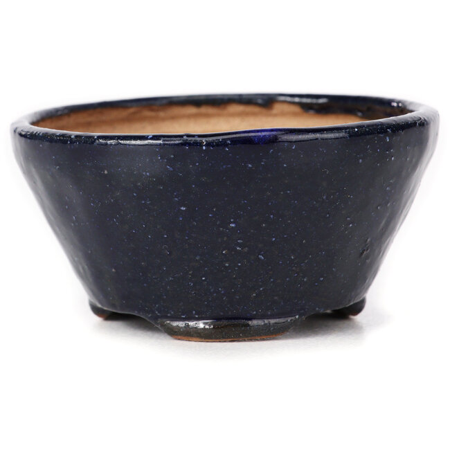 Pot à bonsaï rond bleu par Bonsai - 75 x 75 x 40 mm
