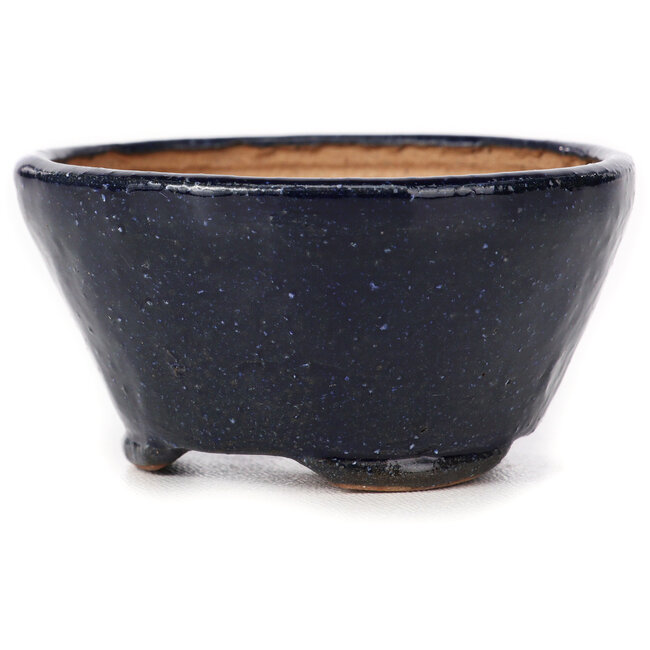 Pot à bonsaï rond bleu par Bonsai - 75 x 75 x 40 mm