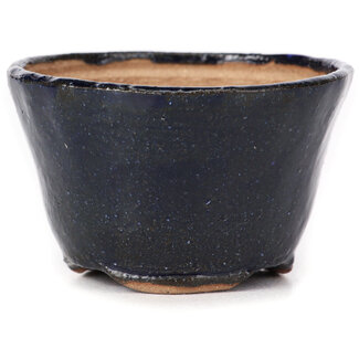 Bonsai Pot à bonsaï rond bleu 70 mm par Bonsai, Japon