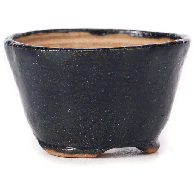 Vaso bonsai rotondo blu di Bonsai - 70 x 70 x 45 mm