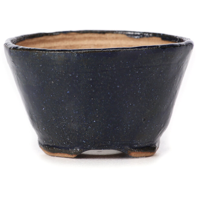Pot à bonsaï rond bleu par Bonsai - 70 x 70 x 45 mm